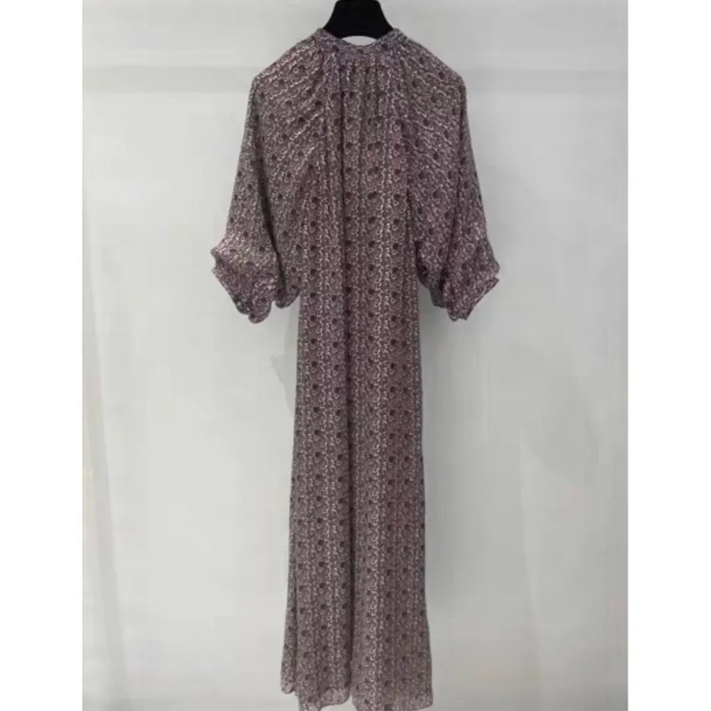Celine Silk Dress MultiColor Silk Never worn, with tag - Back View