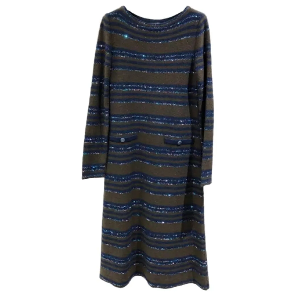Chanel Cashmere Dress MultiColor Cashmere Very good - Front View