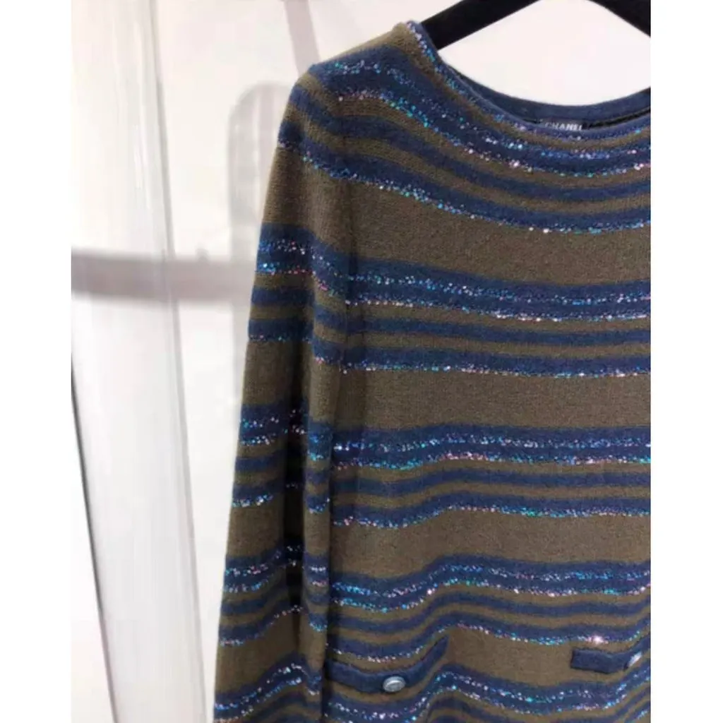 Chanel Cashmere Dress MultiColor Cashmere Very good - Inside View