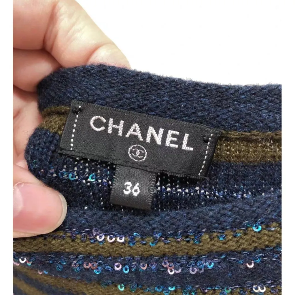 Chanel Cashmere Dress MultiColor Cashmere Very good - Box View