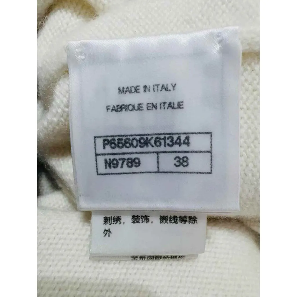 Chanel White Cashmere Knitwear White Cashmere Very good - Box View
