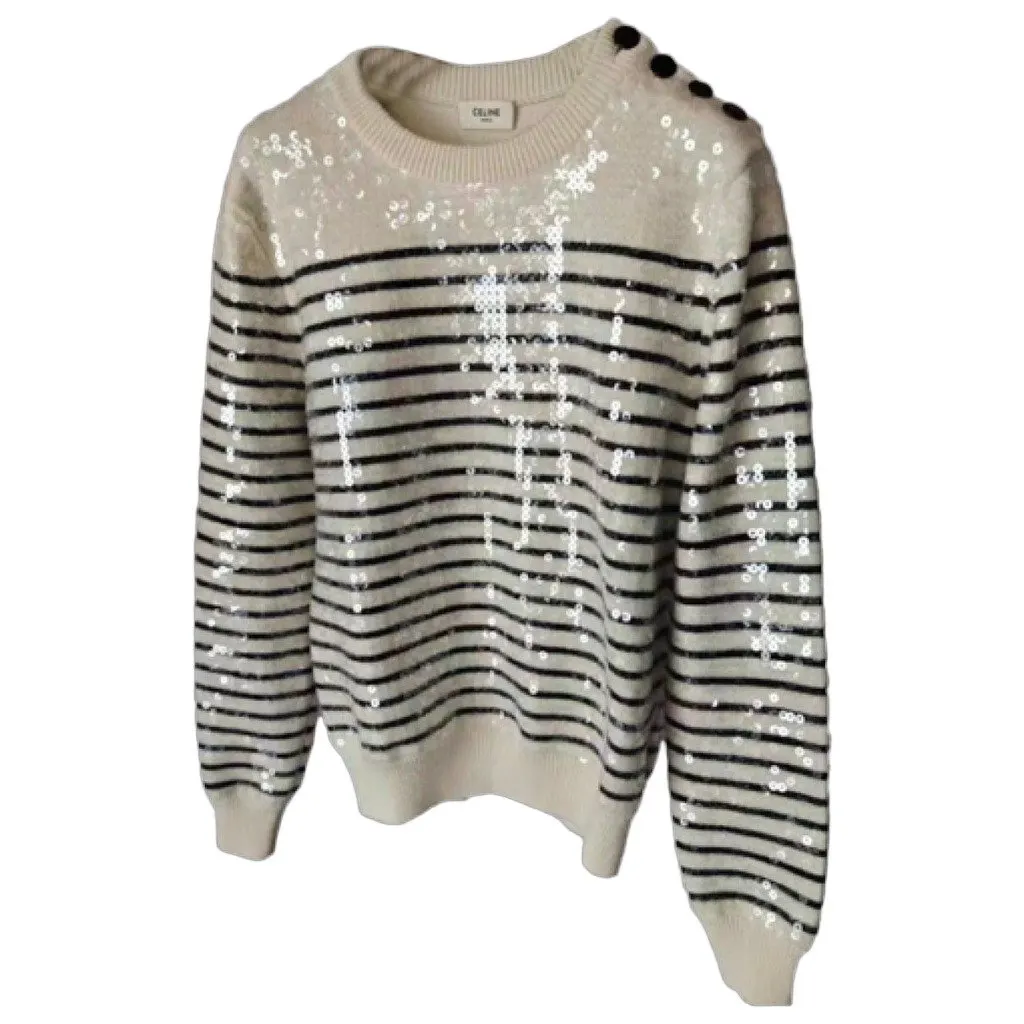 Celine Wool Knitwear MultiColor Wool Very good - Front View