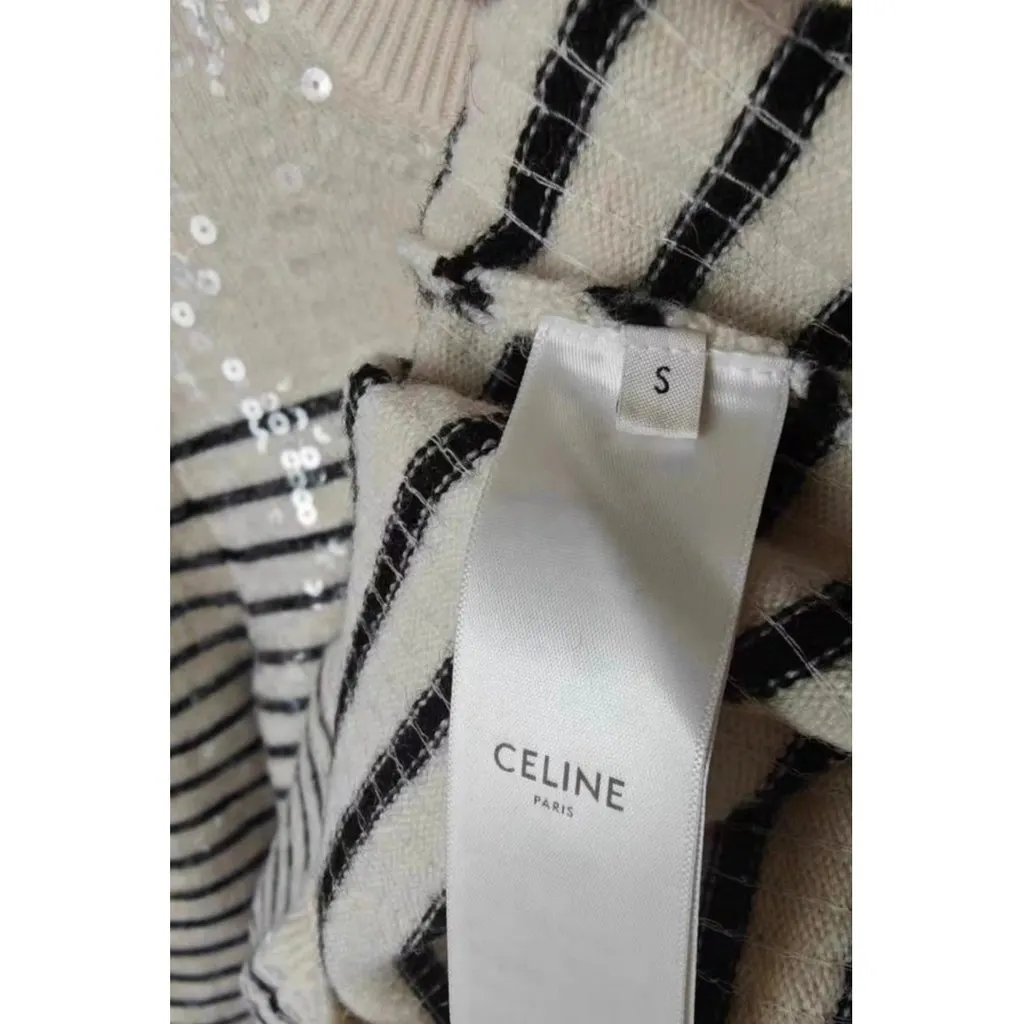 Celine Wool Knitwear MultiColor Wool Very good - Back View