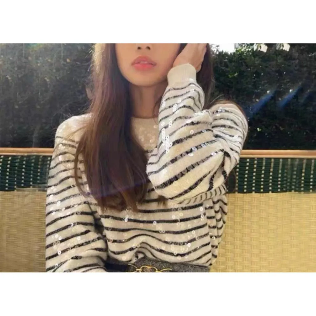 Celine Wool Knitwear MultiColor Wool Very good - Model View
