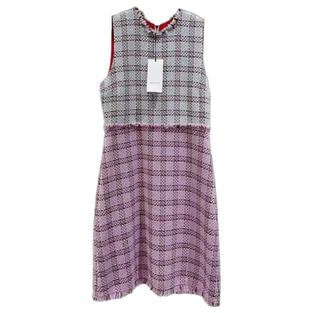 Gucci Tweed Dress MultiColor Tweed Never worn, with tag - Front View