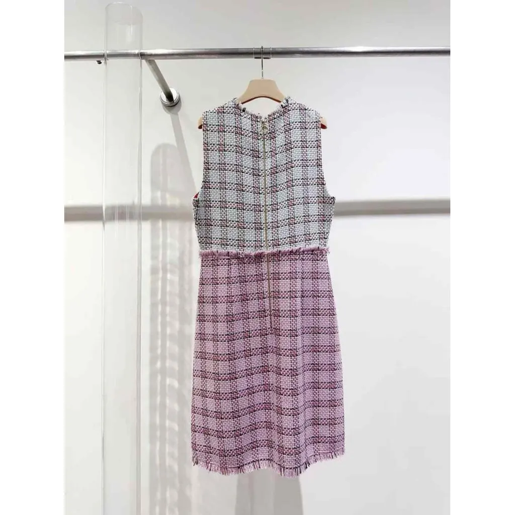 Gucci Tweed Dress MultiColor Tweed Never worn, with tag - Inside View