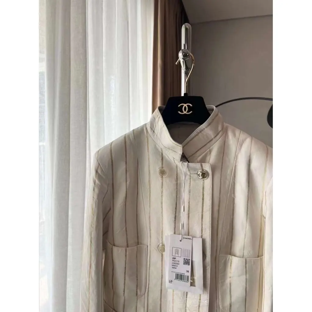 Chanel La Petite Veste Noire Leather Jacket MultiColor Leather Never worn, with tag - Inside View
