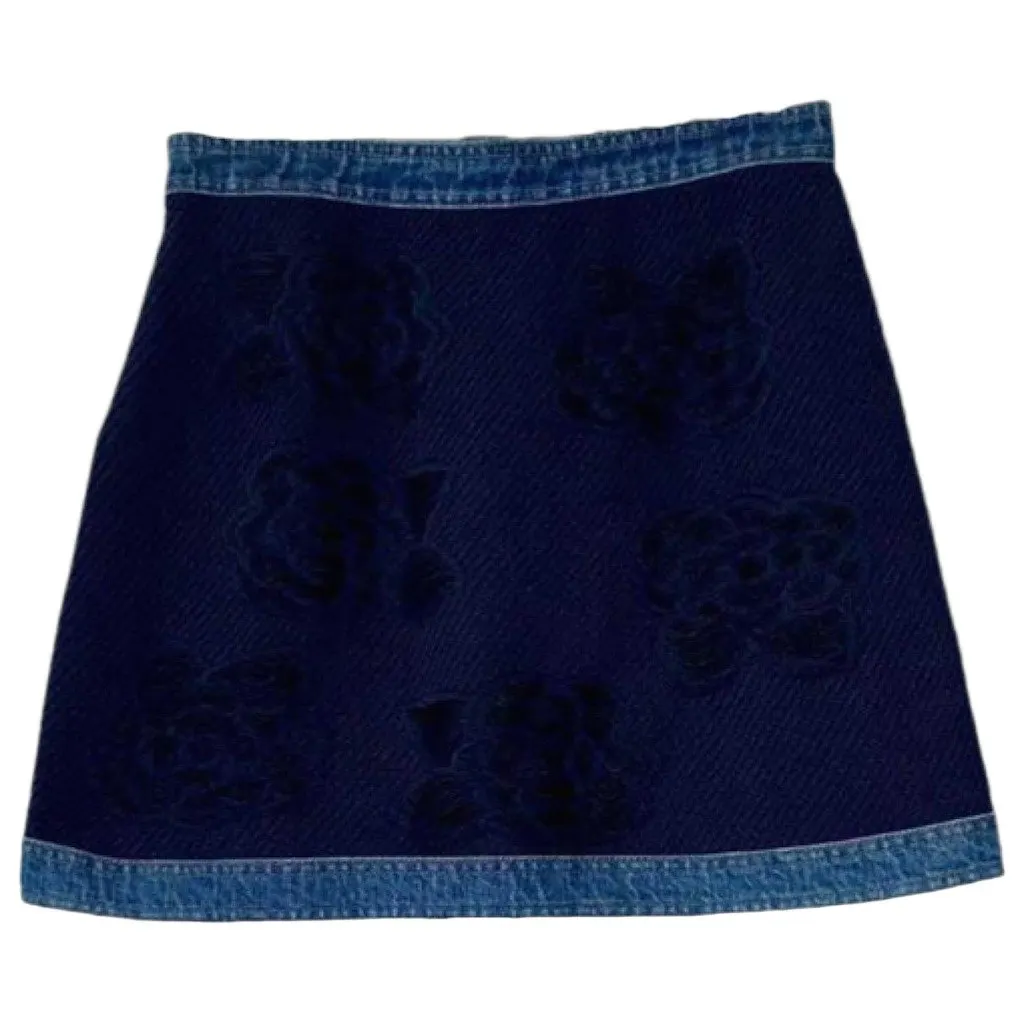 Chanel Cotton Skirt MultiColor Cotton Very good - Front View