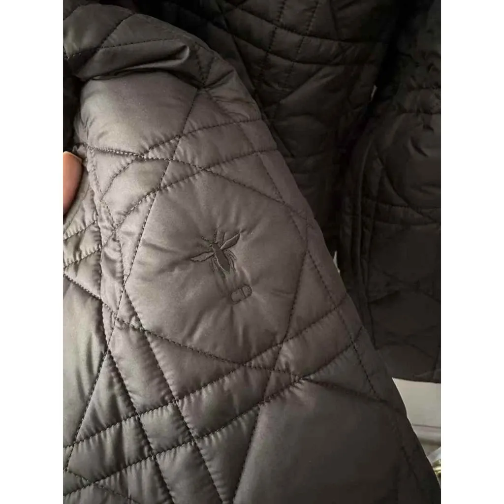 Dior Black Polyester Leather Jacket Black Polyester Very good - Inside View