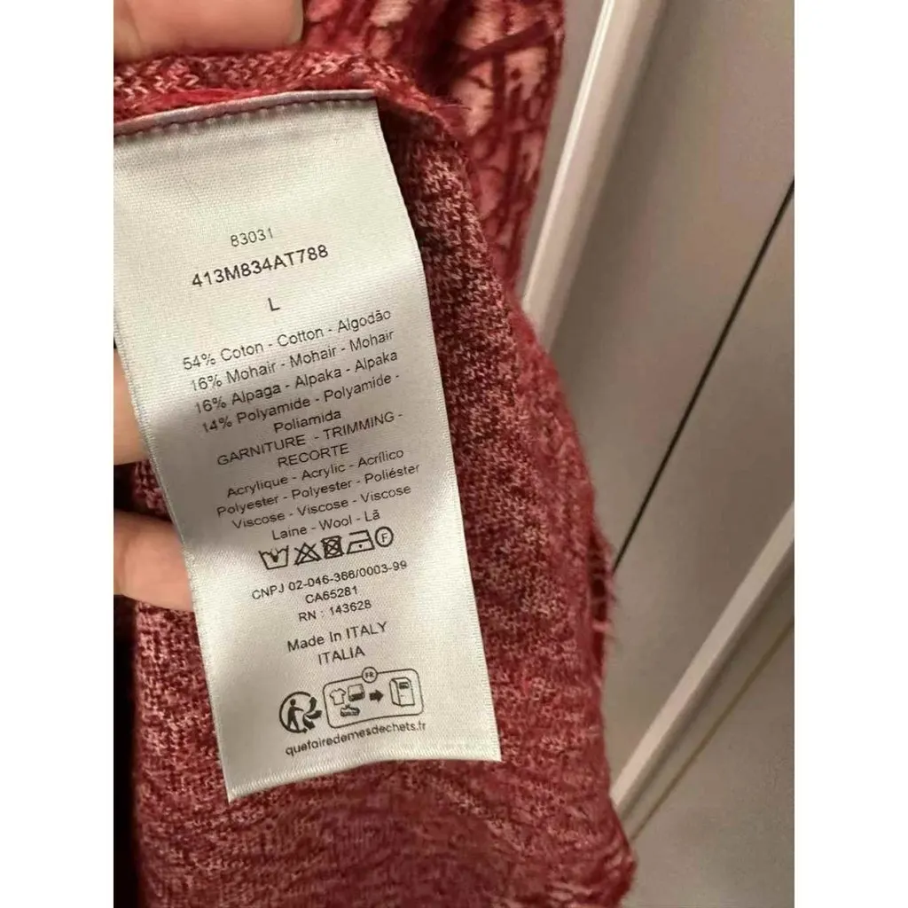 Dior J'Adior Cotton Knitwear MultiColor Cotton Never worn, with tag - Model View