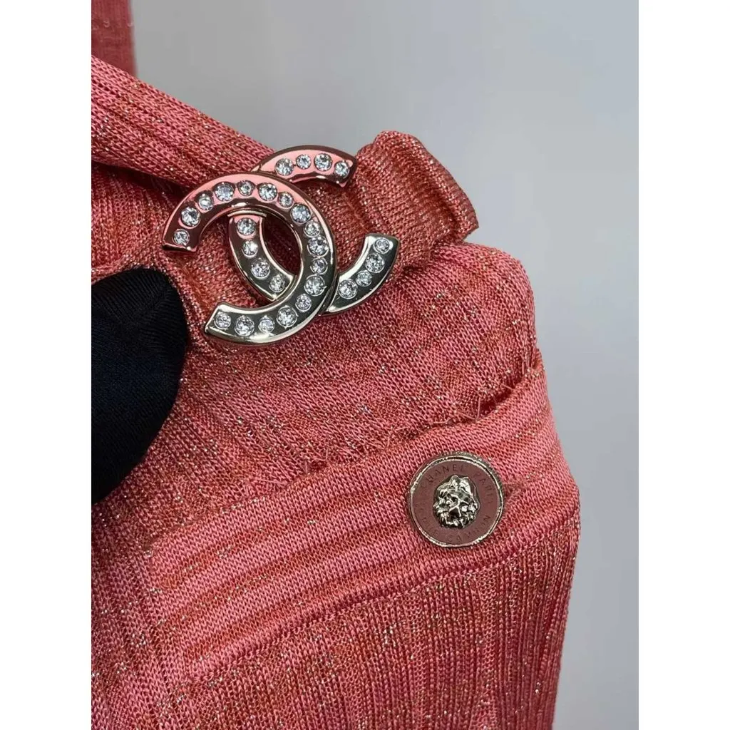 Chanel Viscose Dress MultiColor Viscose Never worn, with tag - Model View