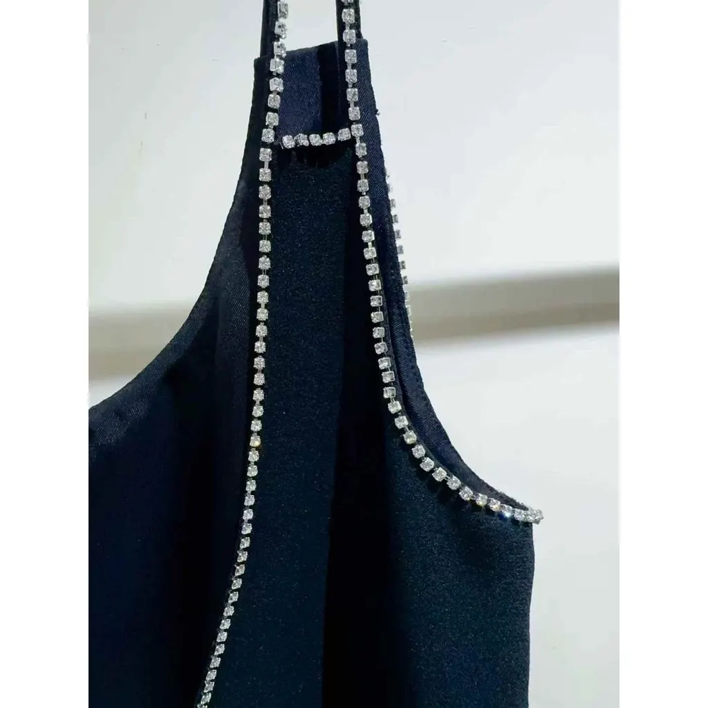 Celine Black Polyester Dress Black Polyester Never worn - Inside View