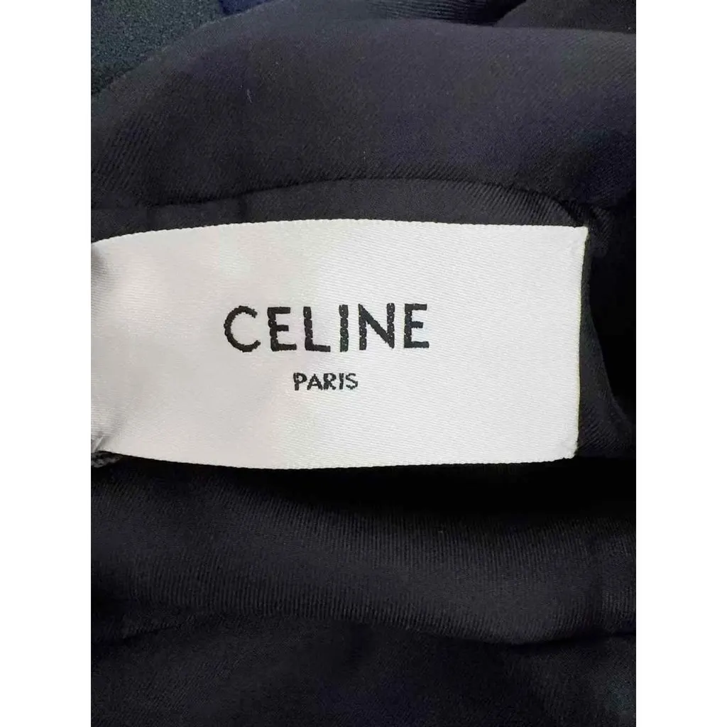 Celine Black Polyester Dress Black Polyester Never worn - Model View