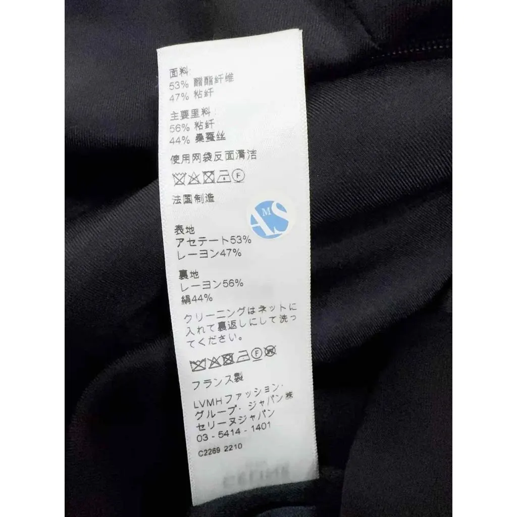 Celine Black Polyester Dress Black Polyester Never worn - Box View