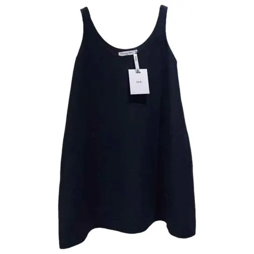 Dior Wool Dress MultiColor Wool Never worn, with tag - Front View
