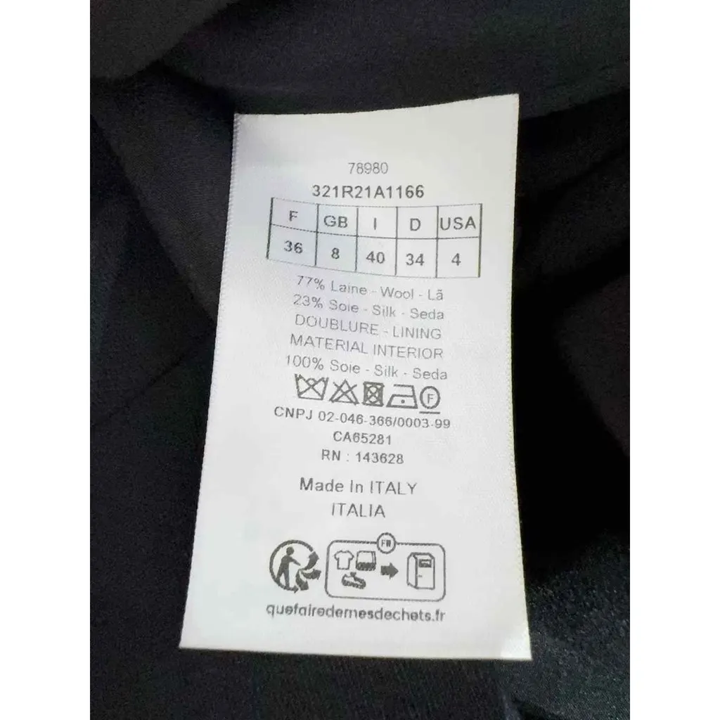 Dior Wool Dress MultiColor Wool Never worn, with tag - Inside View