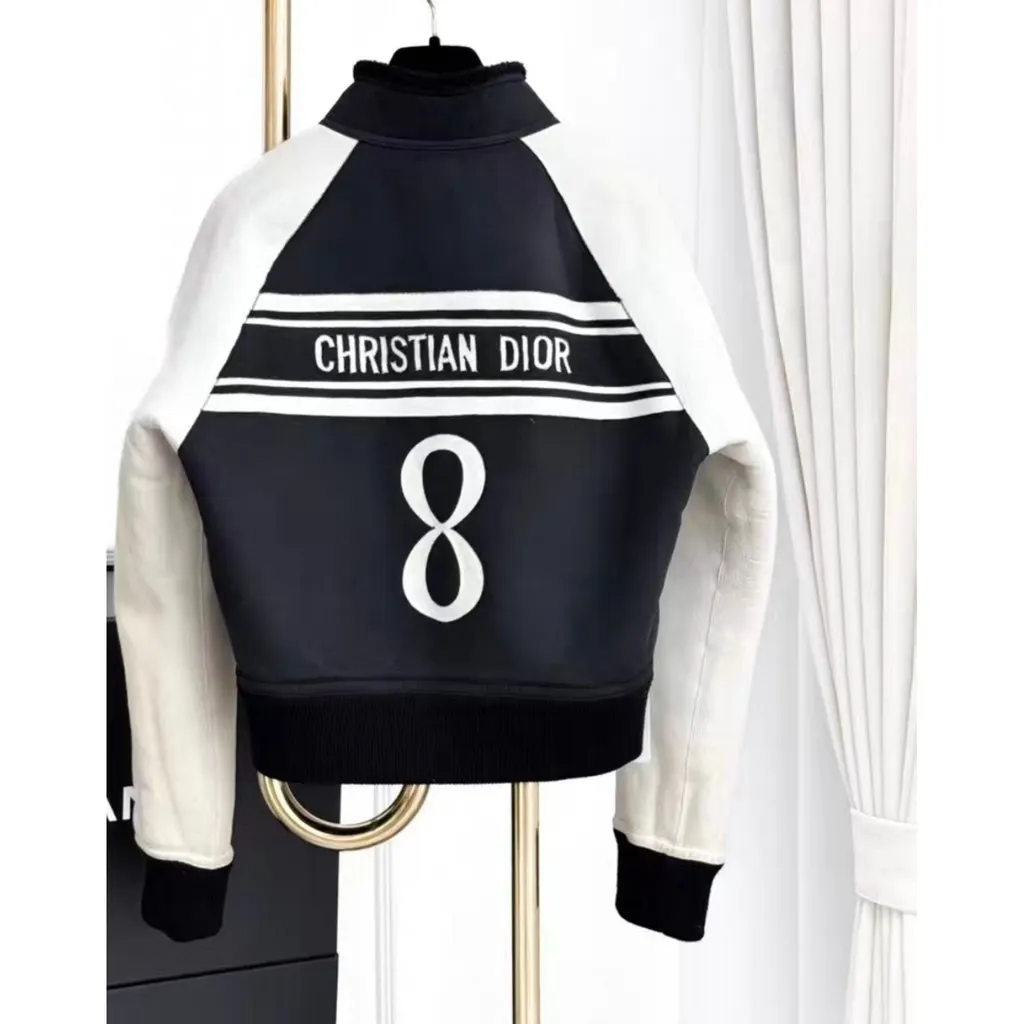 Dior Shearling Coat MultiColor Shearling Very good - Box View