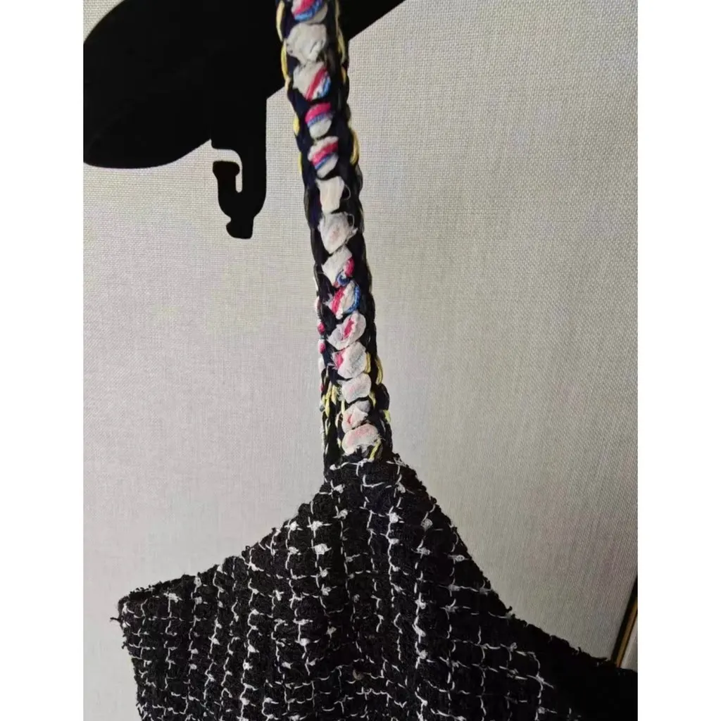 Chanel Tweed Dress MultiColor Tweed Very good - Box View
