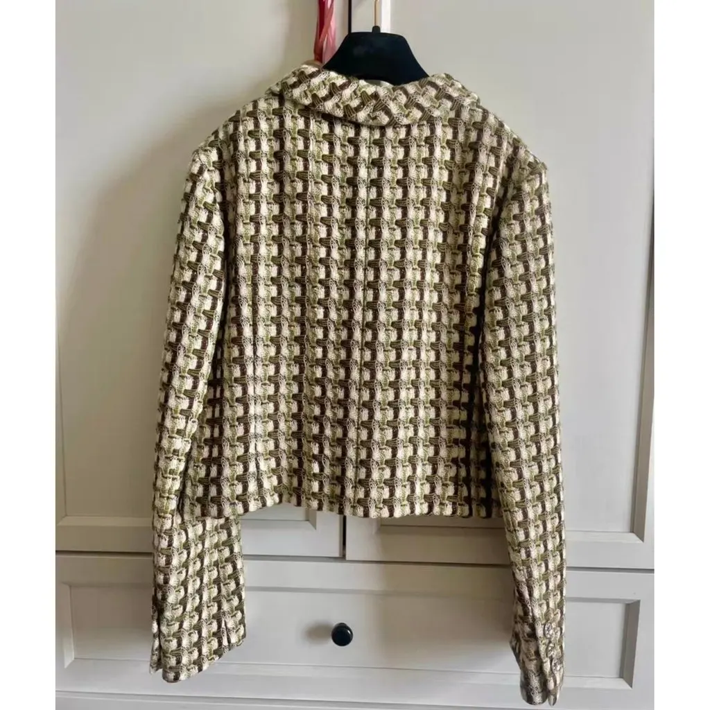 Chanel La Petite Veste Noire Wool Jacket MultiColor Wool Never worn, with tag - Back View