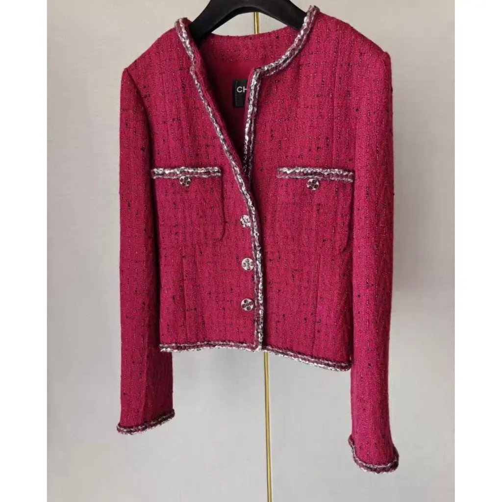Chanel La Petite Veste Noire Tweed Jacket MultiColor Tweed Very good - Back View