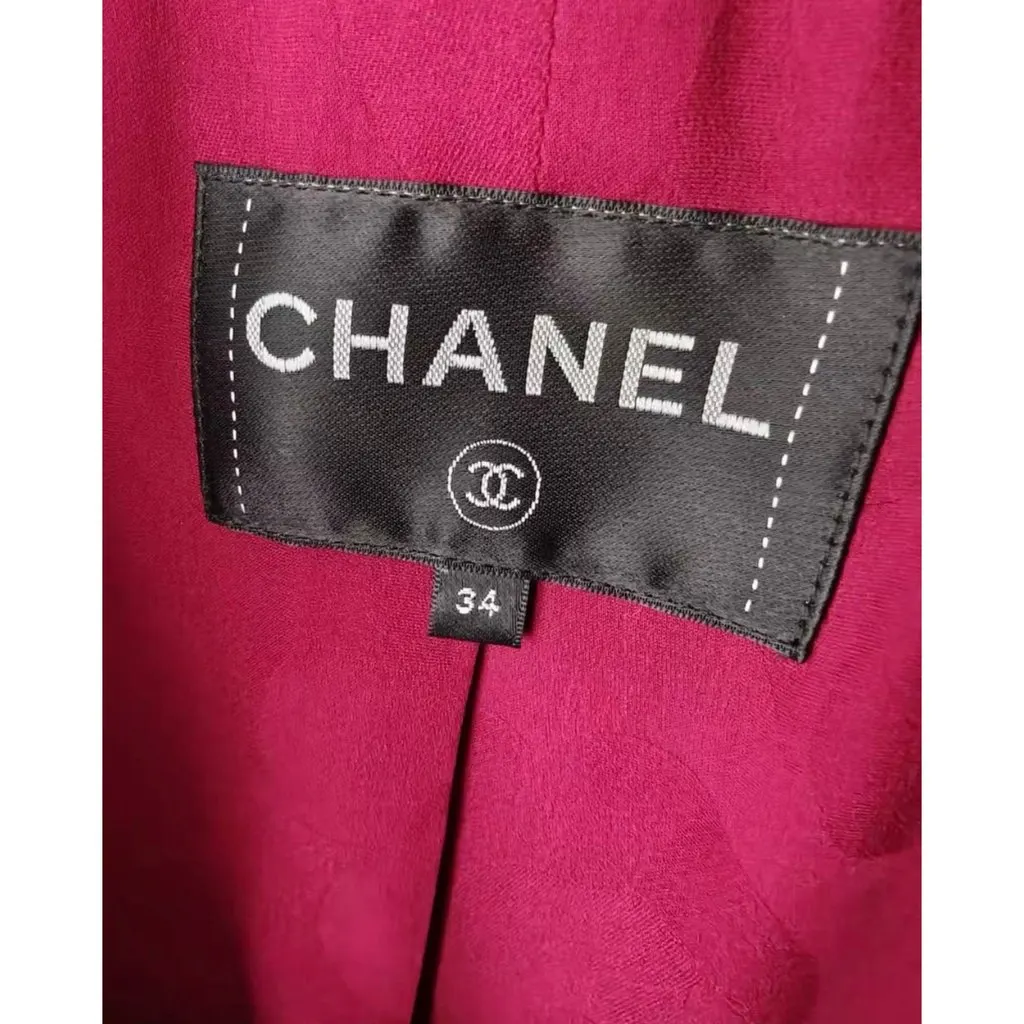 Chanel La Petite Veste Noire Tweed Jacket MultiColor Tweed Very good - Inside View