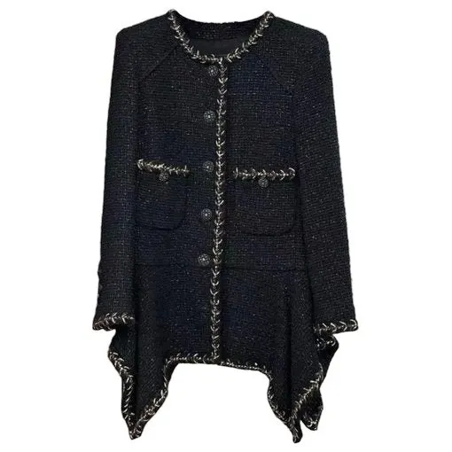 Chanel La Petite Veste Noire Cotton Jacket MultiColor Cotton Very good - Front View