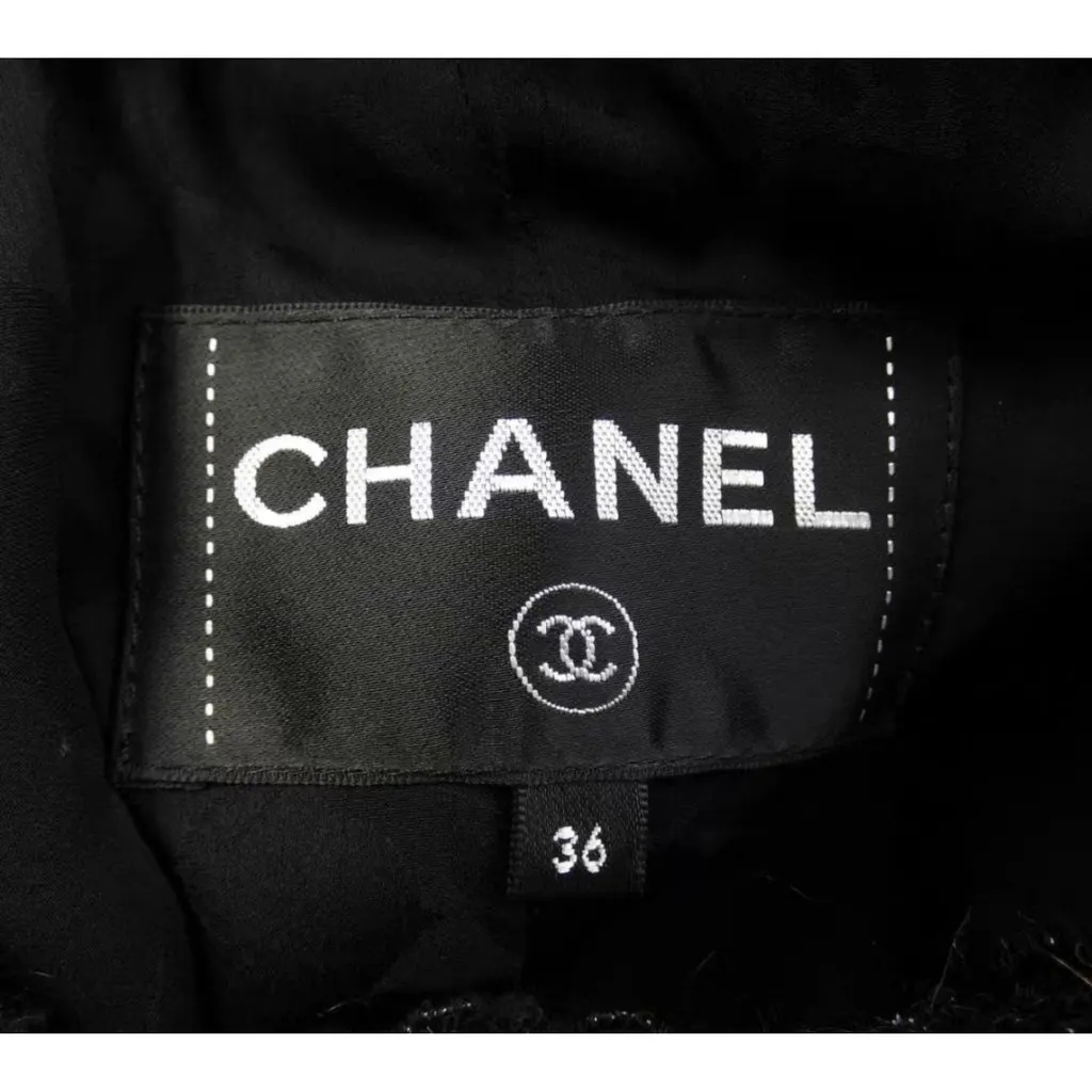 Chanel La Petite Veste Noire Cotton Jacket MultiColor Cotton Very good - Model View