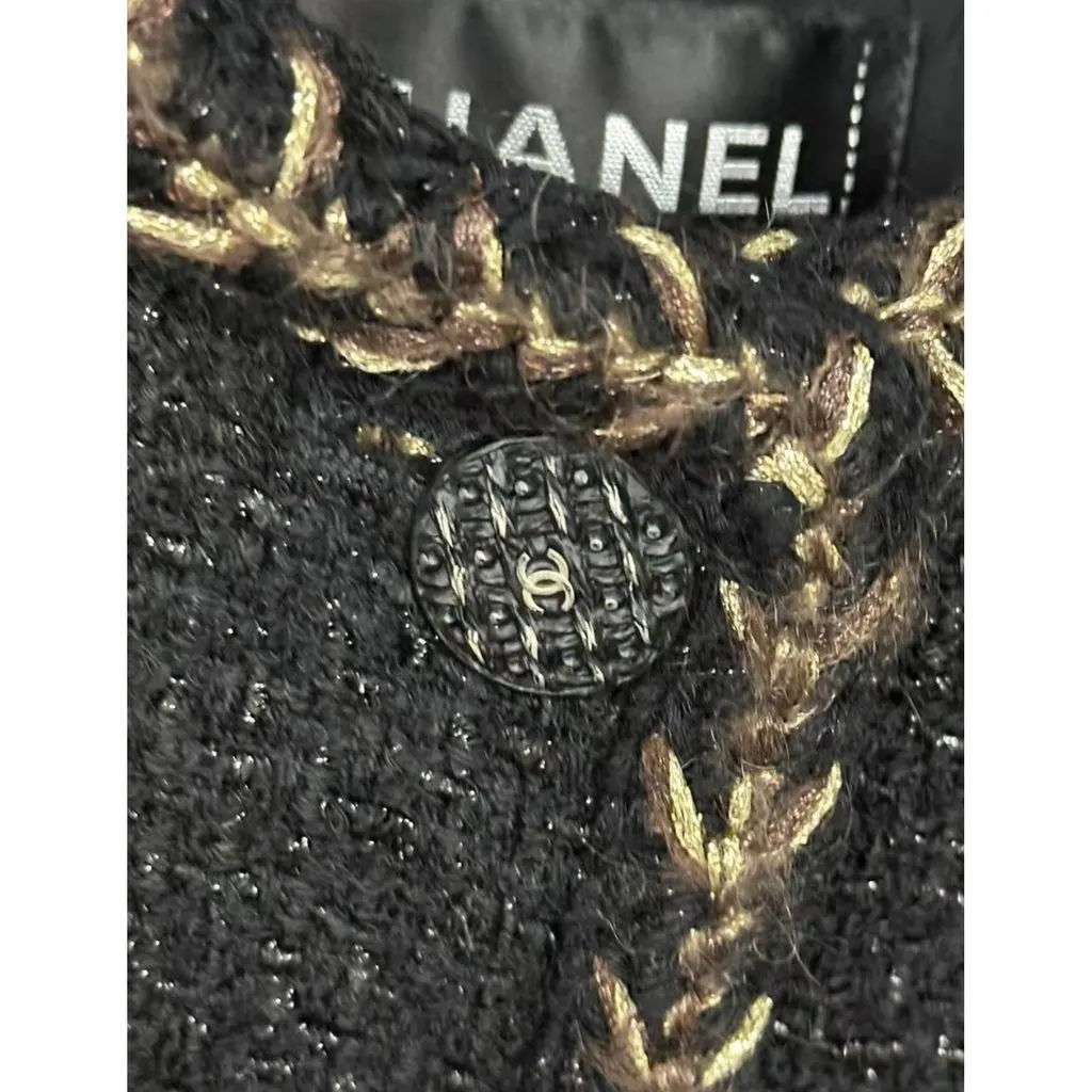 Chanel La Petite Veste Noire Cotton Jacket MultiColor Cotton Very good - Box View