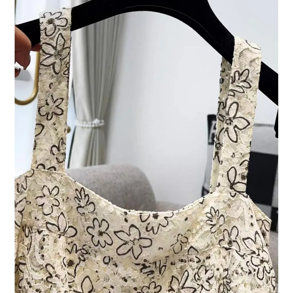 Chanel Cotton Dress MultiColor Cotton Very good - Box View