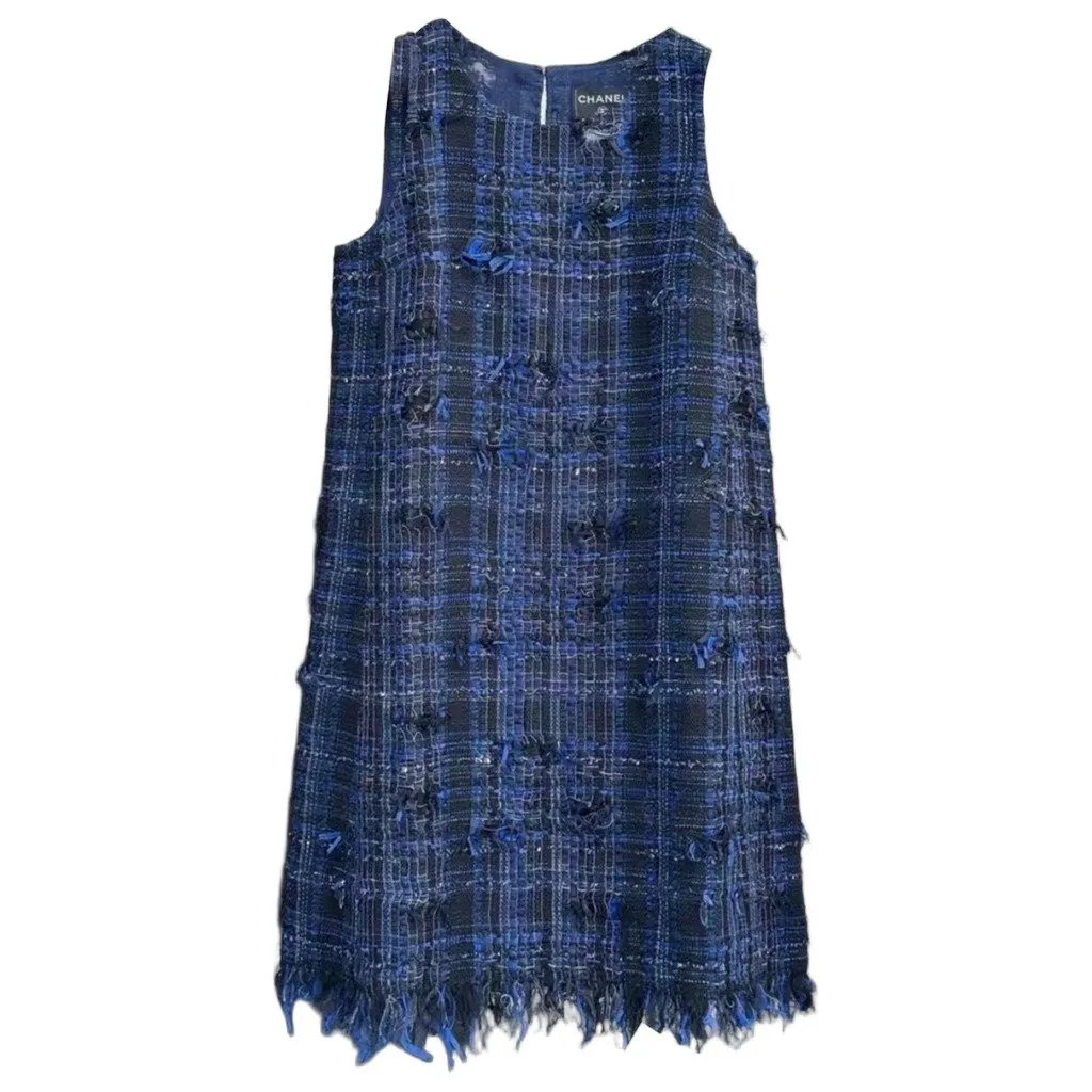 Chanel Cotton Dress MultiColor Cotton Very good - Front View