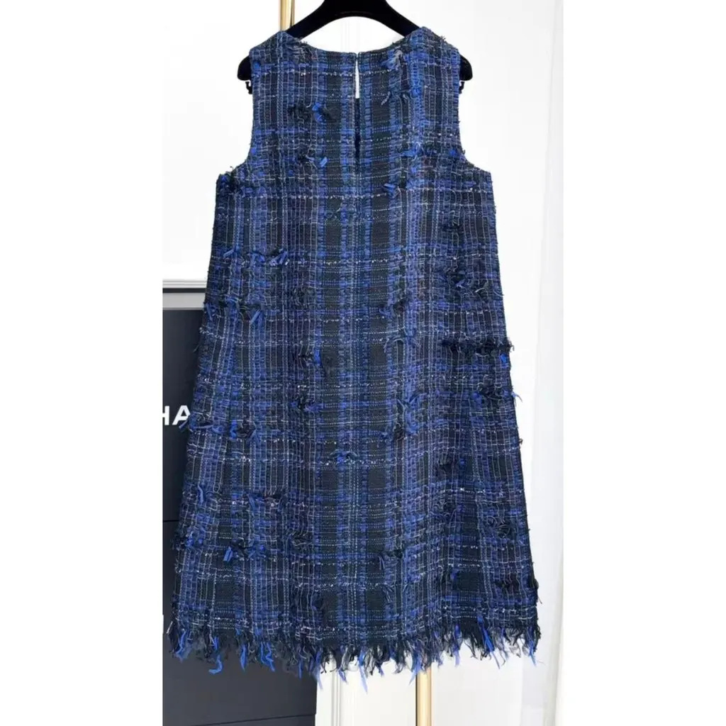 Chanel Cotton Dress MultiColor Cotton Very good - Back View