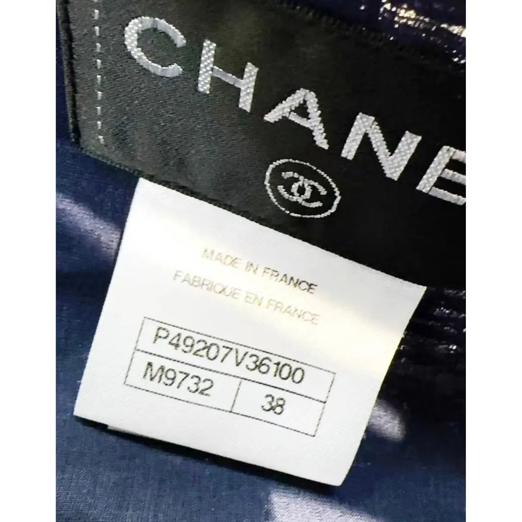 Chanel Cotton Dress MultiColor Cotton Very good - Box View