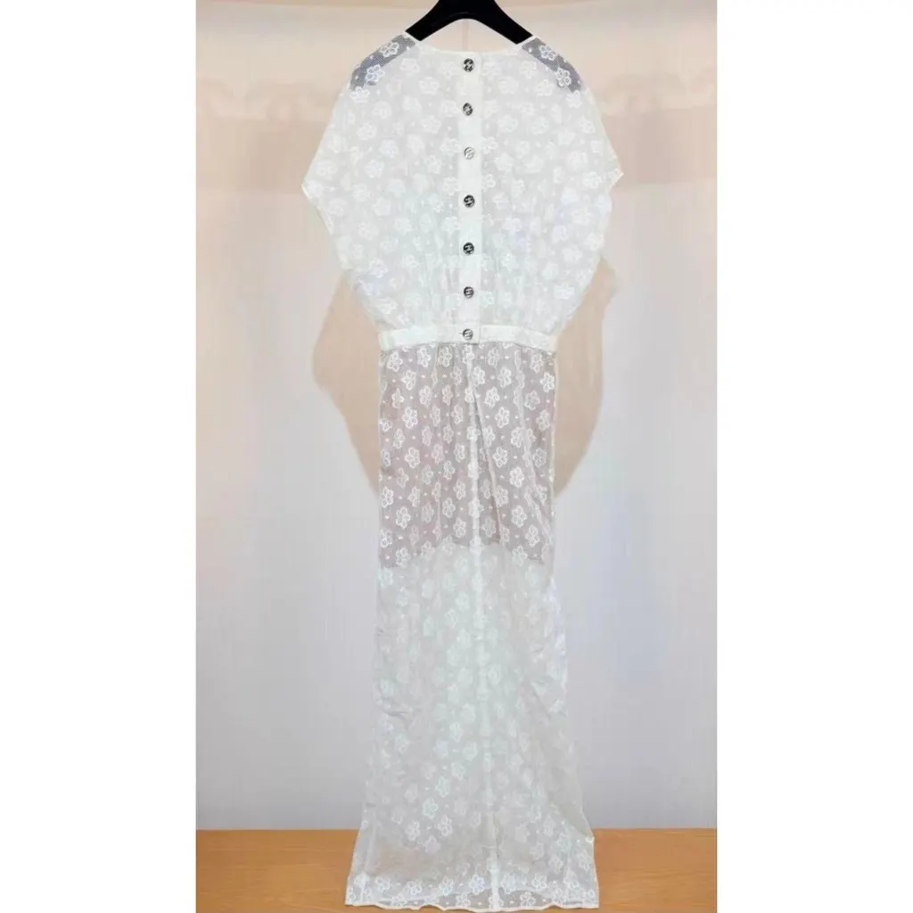 Chanel Cotton Dress MultiColor Cotton Very good - Back View