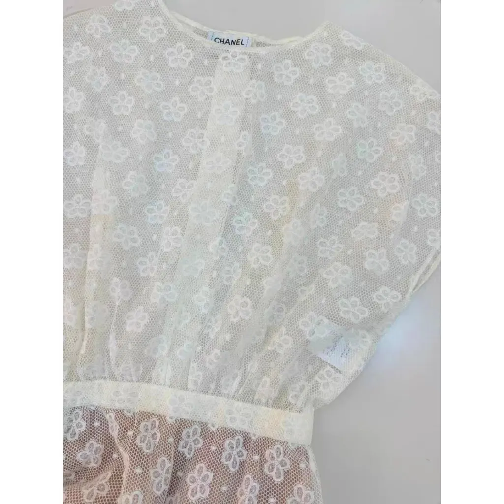 Chanel Cotton Dress MultiColor Cotton Very good - Inside View