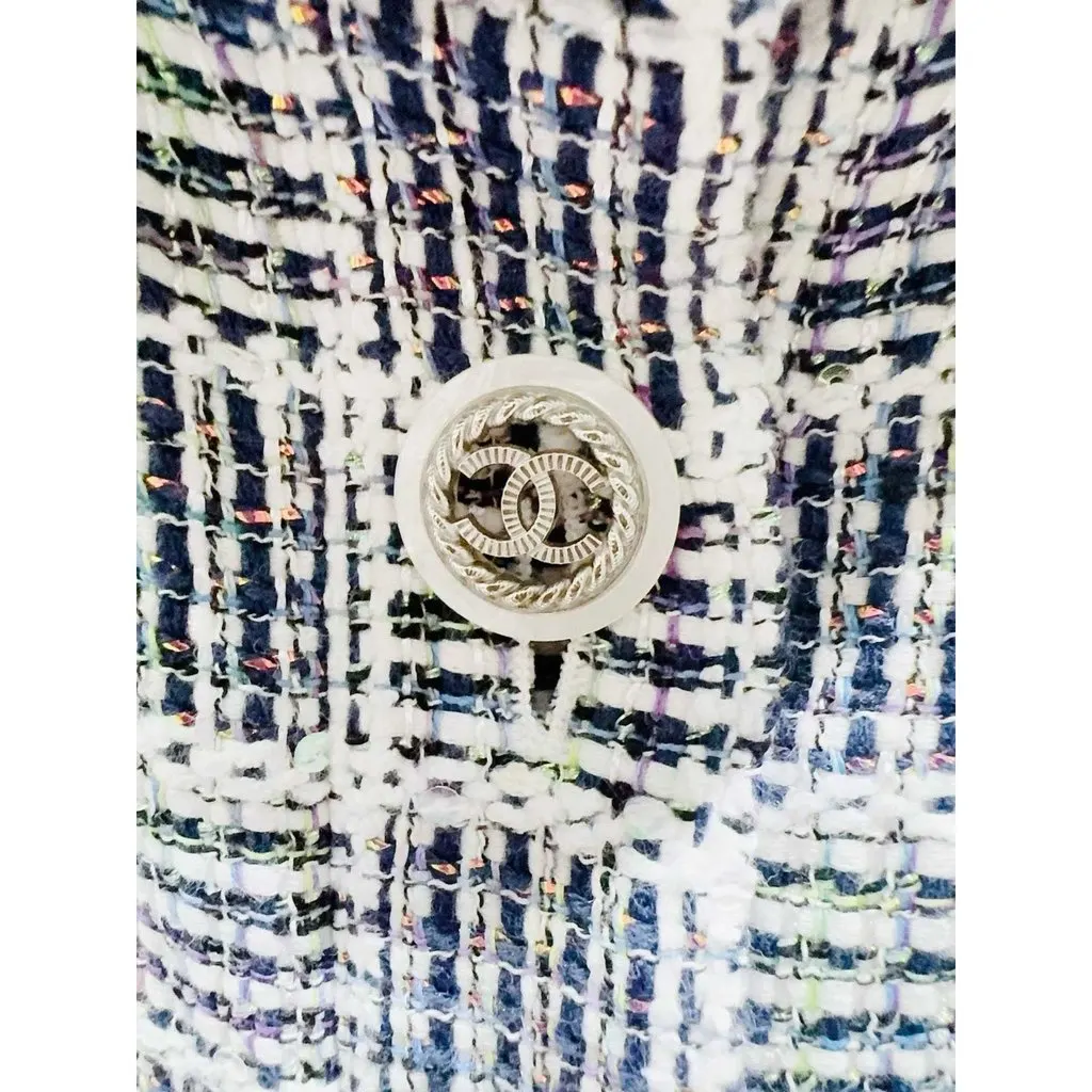 Chanel La Petite Veste Noire Cotton Jacket MultiColor Cotton Very good - Inside View