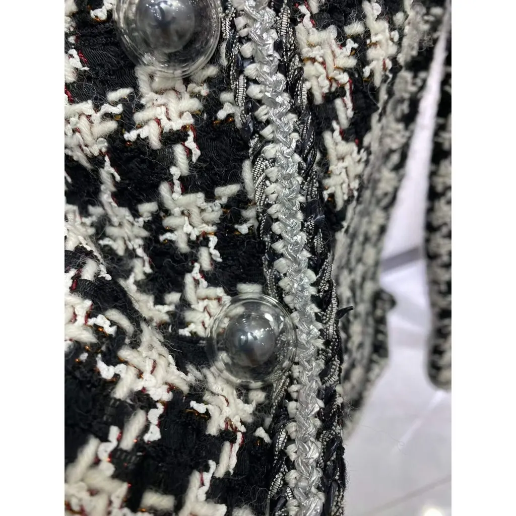 Chanel La Petite Veste Noire Tweed Jacket MultiColor Tweed Very good - Model View