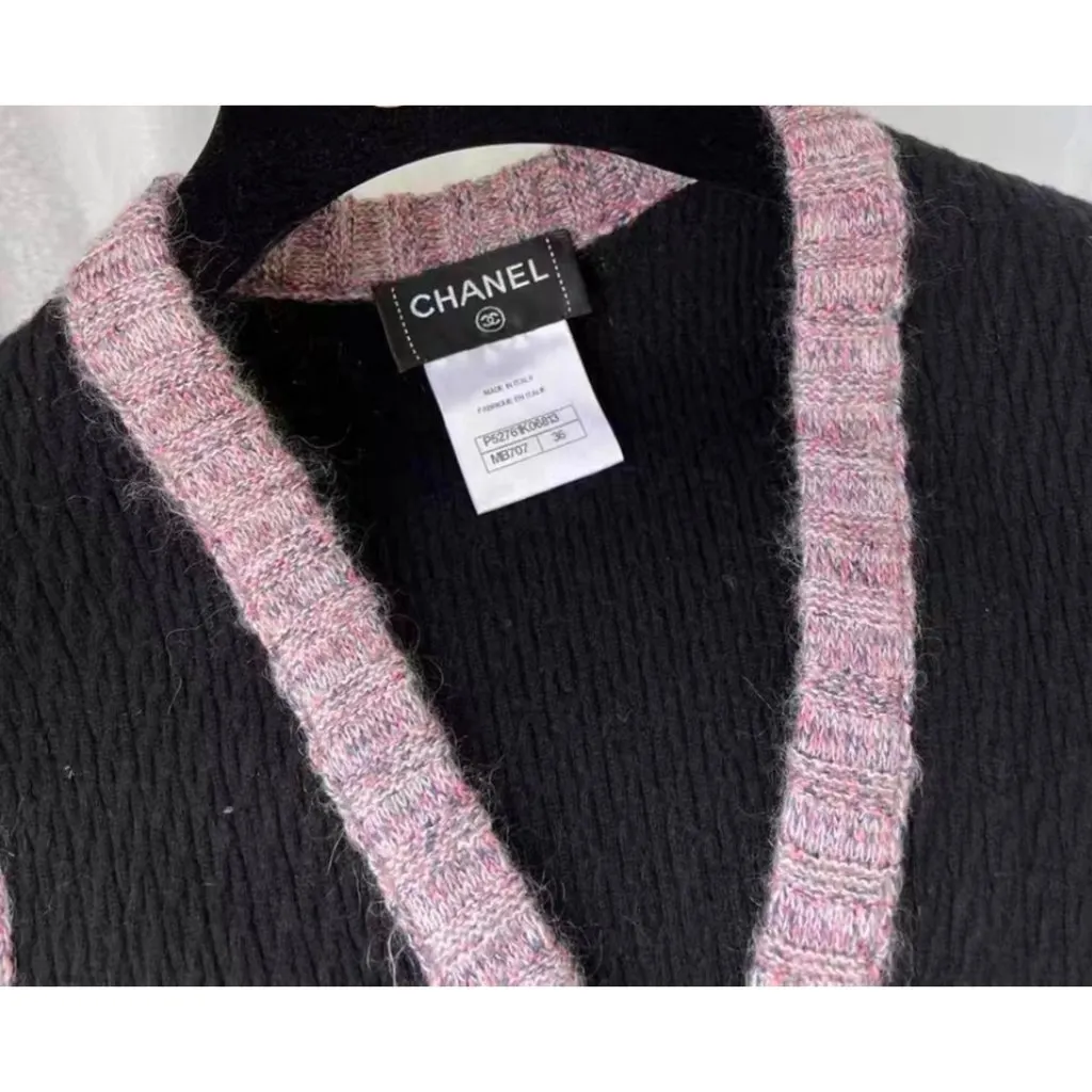 Chanel Cashmere Dress MultiColor Cashmere Very good - Back View