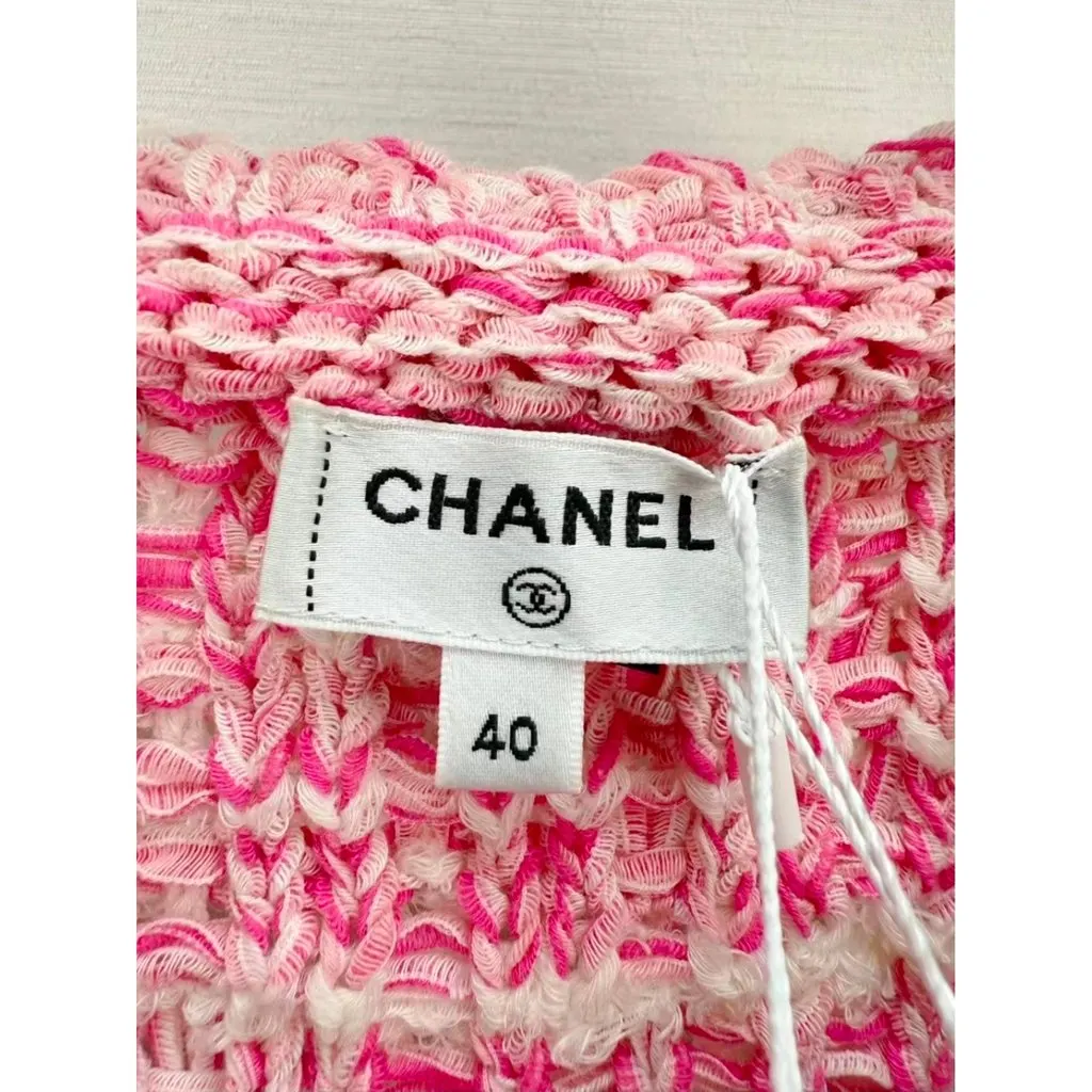 Chanel La Petite Veste Noire Cotton Jacket MultiColor Cotton Never worn, with tag - Back View