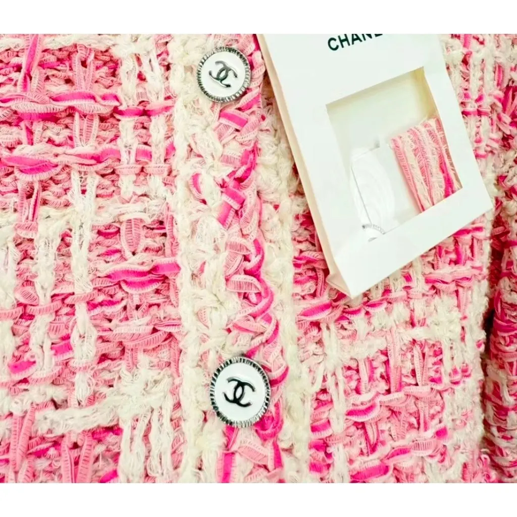 Chanel La Petite Veste Noire Cotton Jacket MultiColor Cotton Never worn, with tag - Inside View