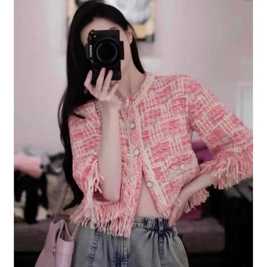 Chanel La Petite Veste Noire Cotton Jacket MultiColor Cotton Never worn, with tag - Box View