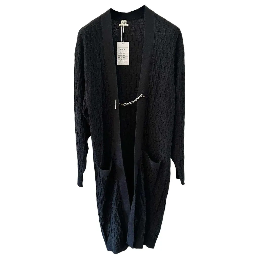 Hermes Black Cashmere Knitwear Black Cashmere Very good - Front View