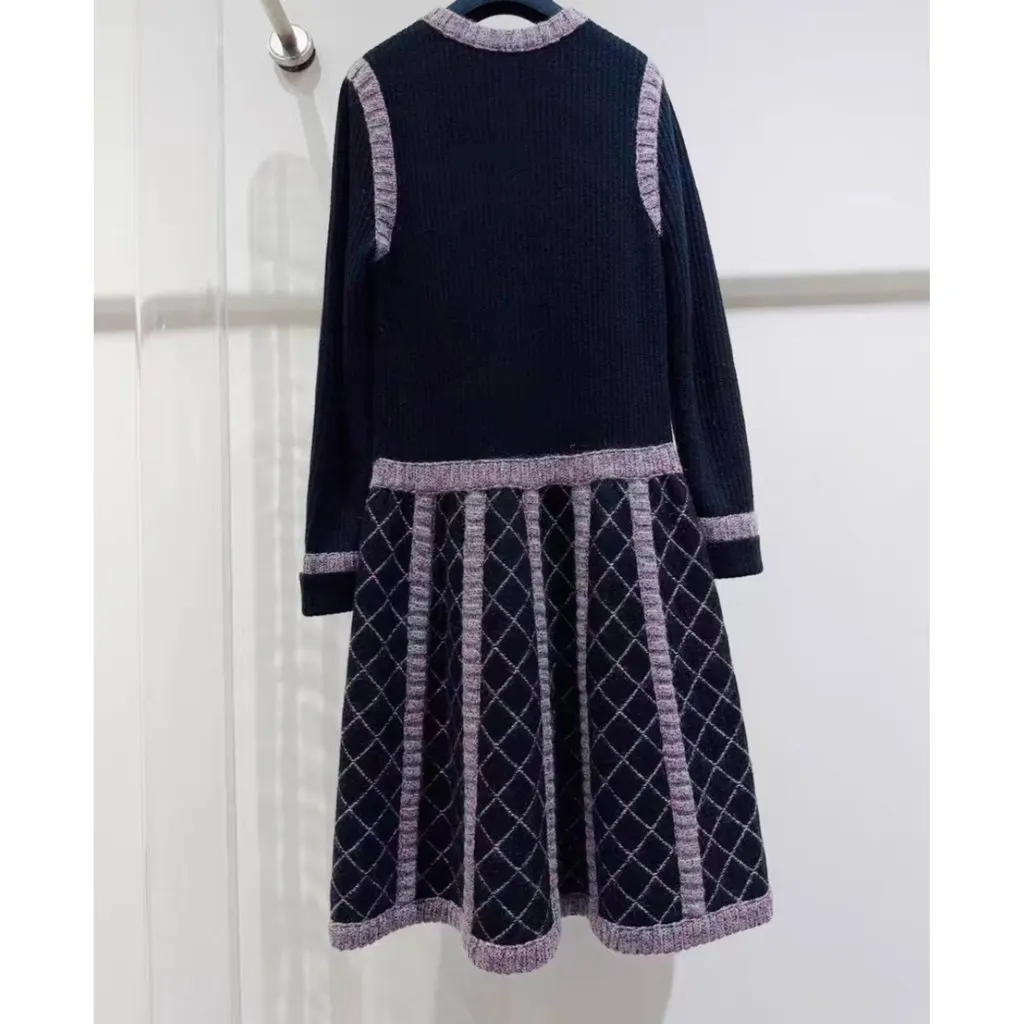 Chanel Cashmere Dress MultiColor Cashmere Very good - Back View