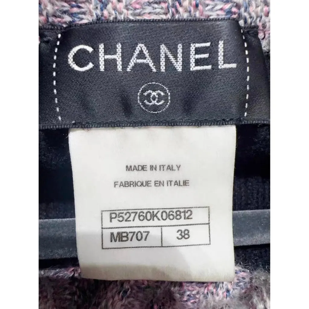 Chanel Cashmere Dress MultiColor Cashmere Very good - Inside View