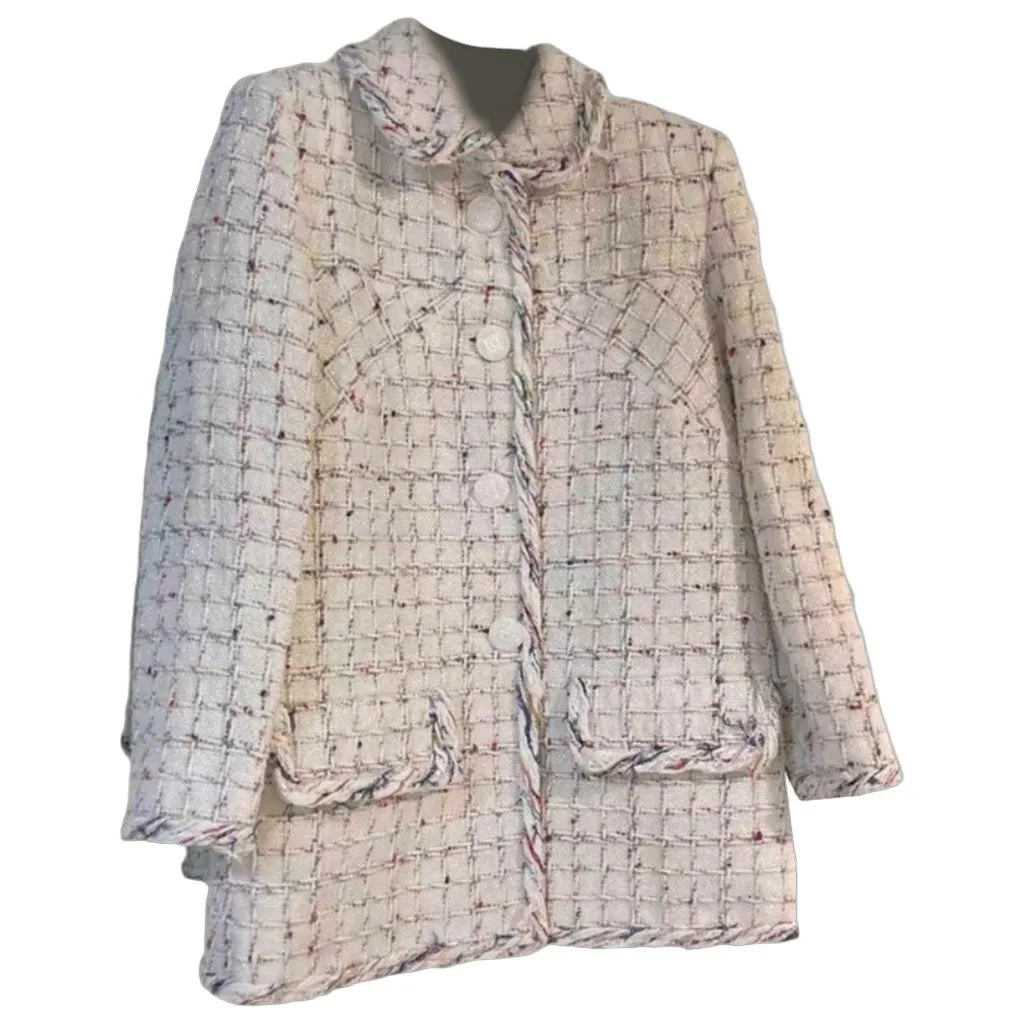 Chanel La Petite Veste Noire Tweed Jacket MultiColor Tweed Very good - Front View
