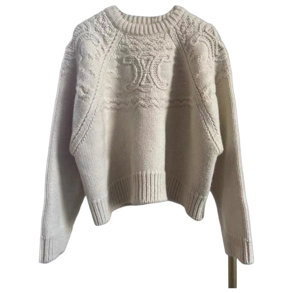 Celine Wool Knitwear MultiColor Wool Very good - Front View