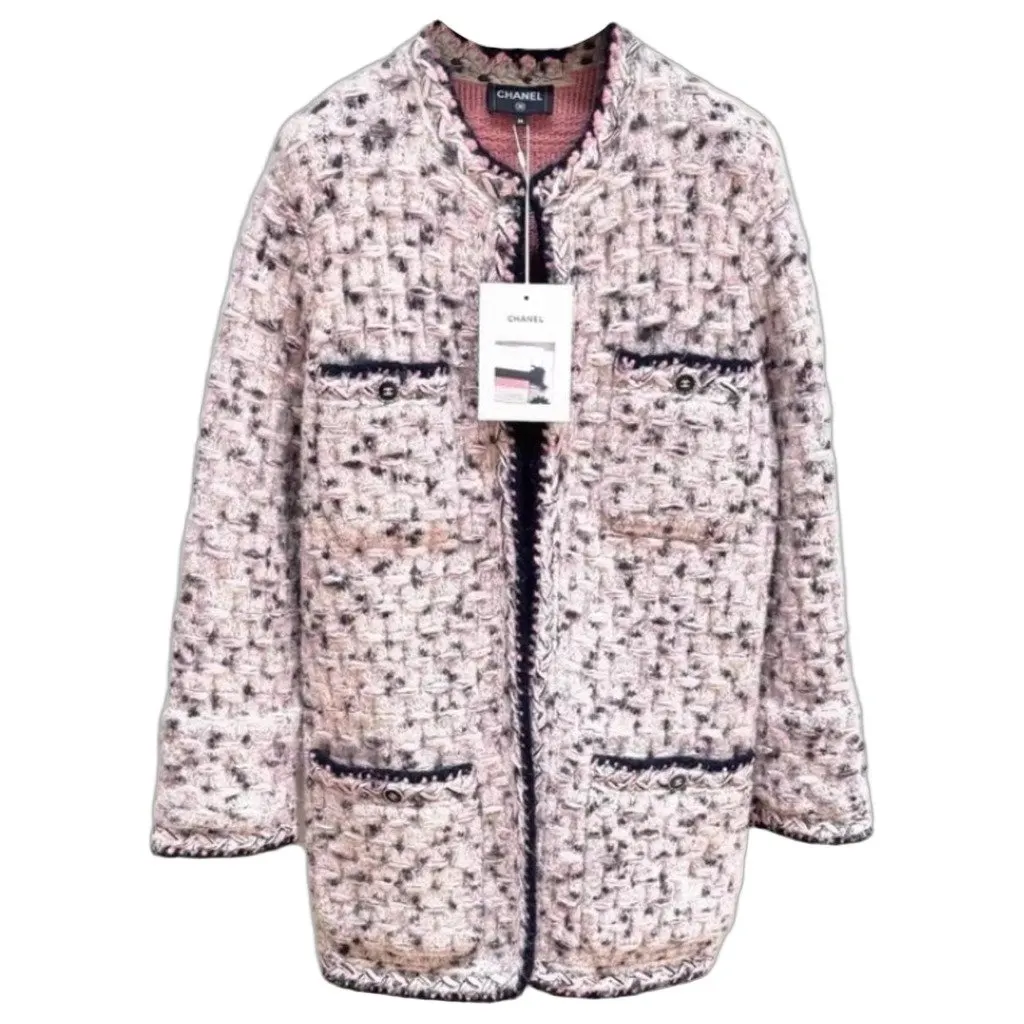 Chanel Cashmere Coat MultiColor Cashmere Never worn, with tag - Front View