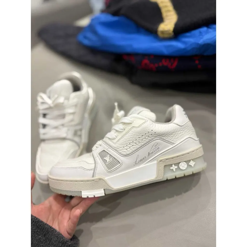Louis Vuitton LV Skate Leather Sneakers MultiColor Leather Very good - Inside View