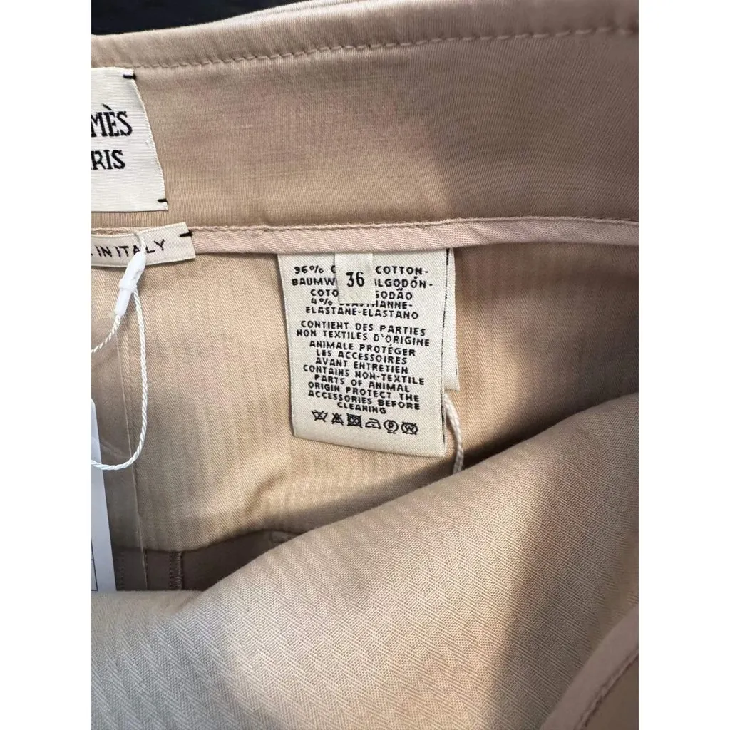 Hermes Cotton Shorts MultiColor Cotton Never worn, with tag - Inside View
