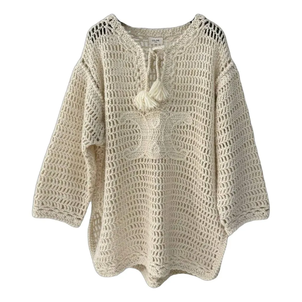 Celine Wool Knitwear MultiColor Wool Very good - Front View