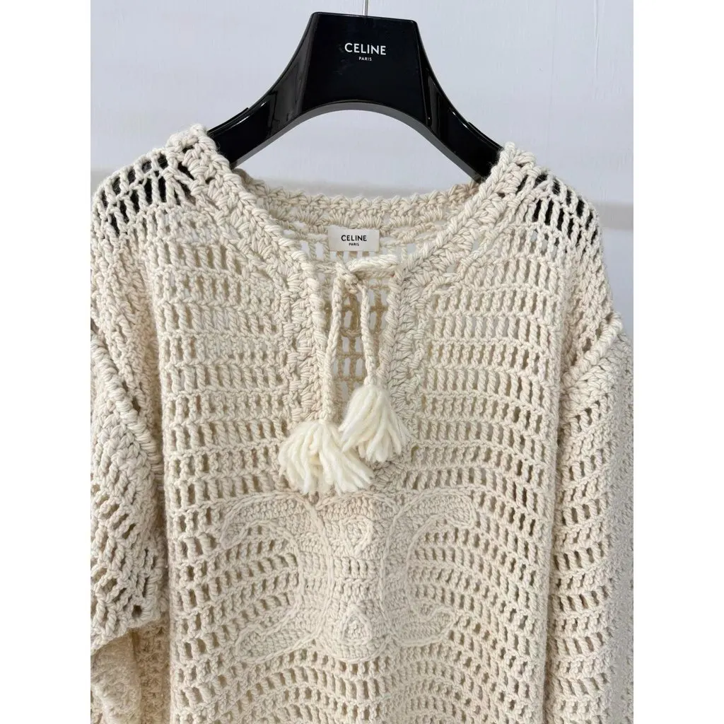 Celine Wool Knitwear MultiColor Wool Very good - Model View